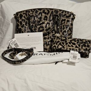 Brahmin  Snow Leopard Duxbury Set